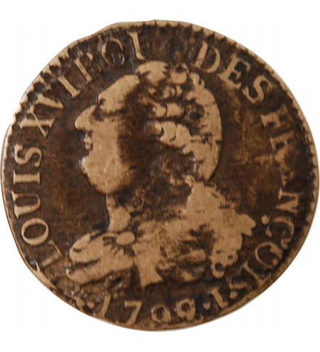 REVOLUTION FRANCAISE, CONSTITUTION - 3 DENIERS 1792 I LIMOGES