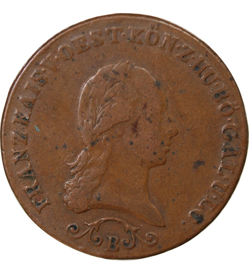 AUTRICHE, FRANÇOIS Ier - 3 KREUTZER 1812 B KREMNITZ