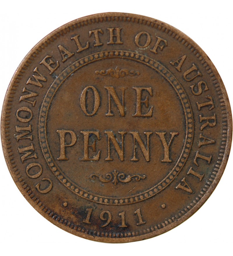 AUSTRALIE, GEORGES V - PENNY 1911