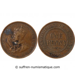 AUSTRALIE, GEORGES V - PENNY 1911