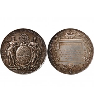 COMPAGNIE GÉNÉRALE TRANSATLANTIQUE – MÉDAILLE ARGENT ATTRIBUÉE EN 1946 2