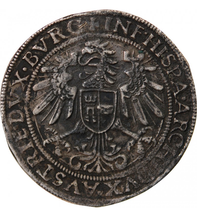 AUTRICHE, FERDINAND Ier - 1/2 THALER ARGENT 1521 / 1564 HALL