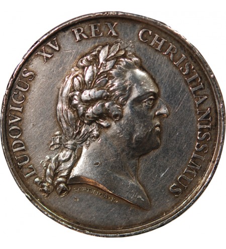 LOUIS XV - MEDAILLE ARGENT 1770 - MARIAGE DU DAUPHIN