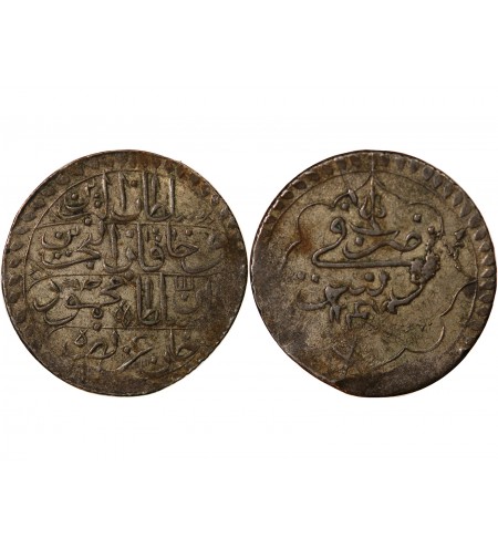 TUNISIE, MAHMUD II - 1 RIAL ARGENT 1247 (1832)