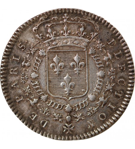 ELECTION DE PARIS, LOUIS XV - JETON ARGENT émission de 1741
