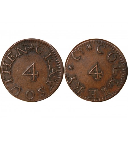 GRANDE-BRETAGNE, CUMBERLAND - JETON MINES DE CHARBON - GRAYSOUTHEN COLLIERY