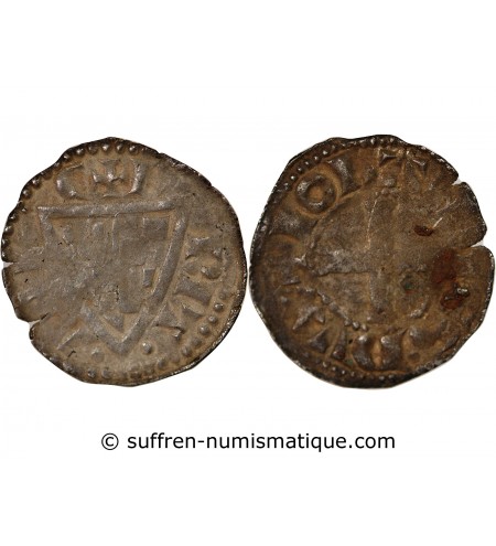 DUCHÉ DE BRETAGNE, JEAN Ier LE ROUX - DENIER vers 1250