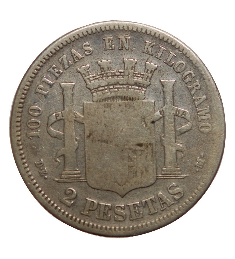 Espagne Espagne - 2 Pesetas 1870 Gouvernement Provisoire