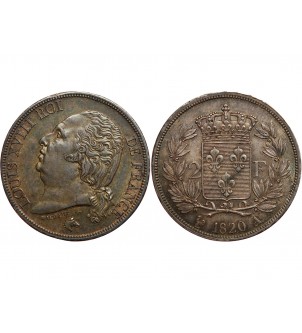 France 2 Francs Louis XVIII 1820 A Paris 2