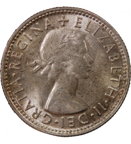 AUSTRALIE, ELIZABETH II - SHILLING 1954