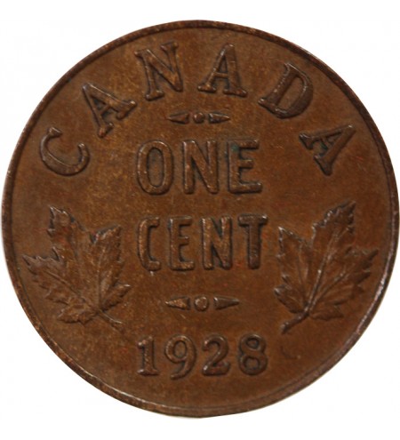 CANADA, GEORGES V - 1 CENT 1928