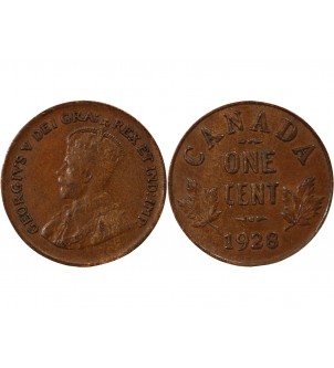 CANADA, GEORGES V - 1 CENT 1928 2