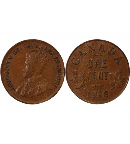 CANADA, GEORGES V - 1 CENT 1928