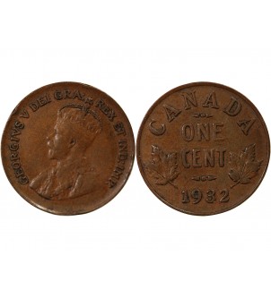 CANADA, GEORGES V - 1 CENT 1932 2