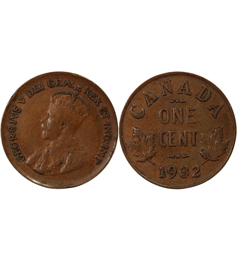 CANADA, GEORGES V - 1 CENT 1932
