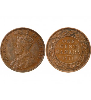 CANADA, GEORGES V - 1 CENT 1911 2