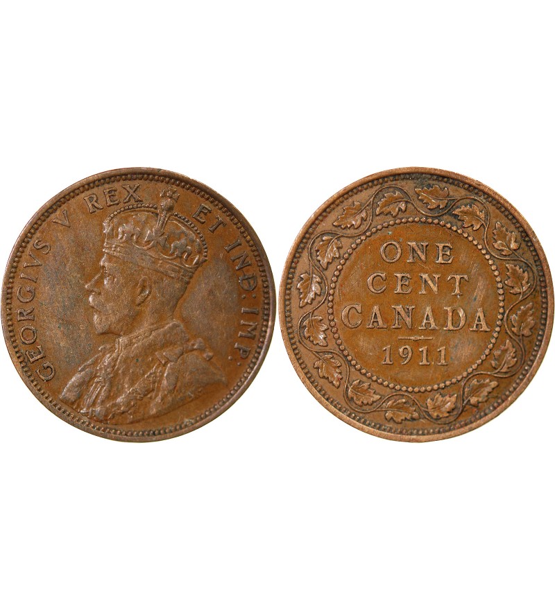 CANADA, GEORGES V - 1 CENT 1911