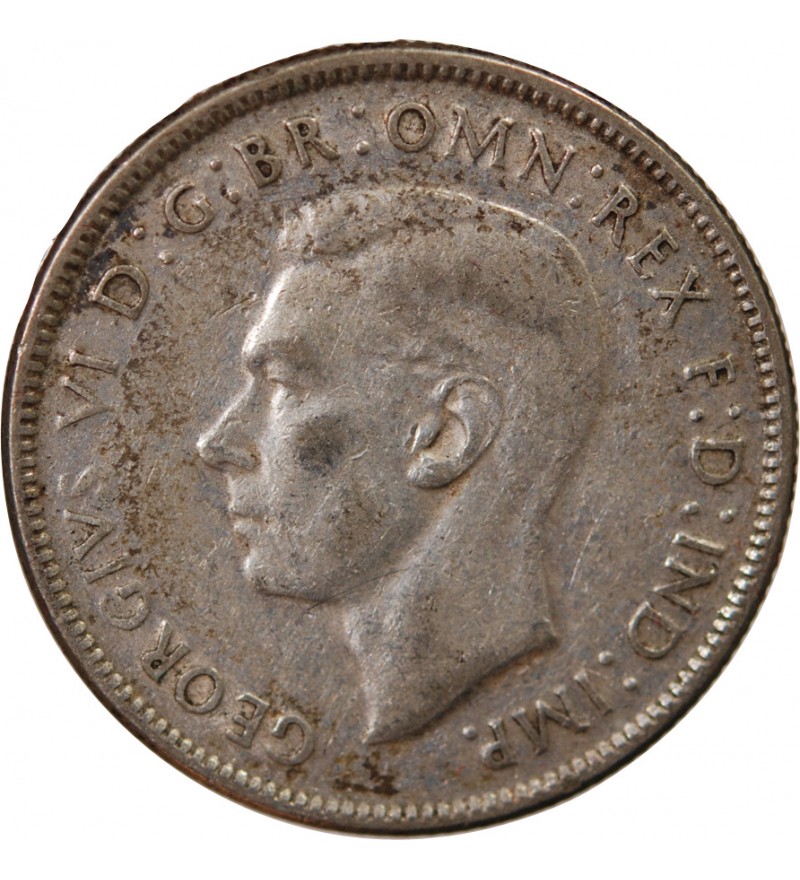 AUSTRALIE, GEORGES VI - FLORIN ARGENT 1947