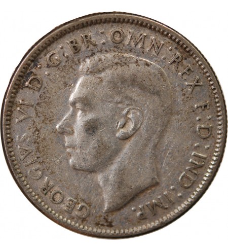 AUSTRALIE, GEORGES VI - FLORIN ARGENT 1947