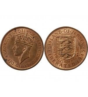 JERSEY, GEORGES VI - 1/12 SHILLING 1945 2