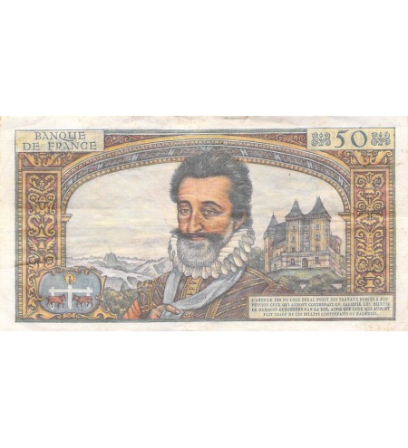 FRANCE, HENRI IV - 50 NF 02/07/1959 - SÉRIE T.12