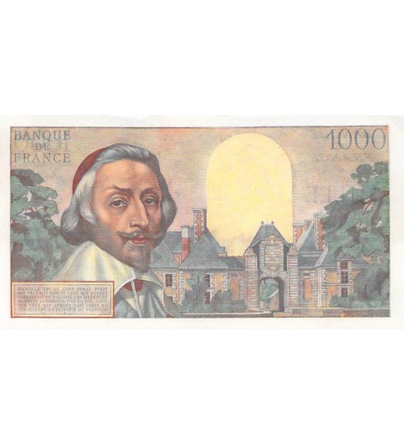 FRANCE, RICHELIEU - 1000 FRANCS 06/12/1956 - SÉRIE Q.306
