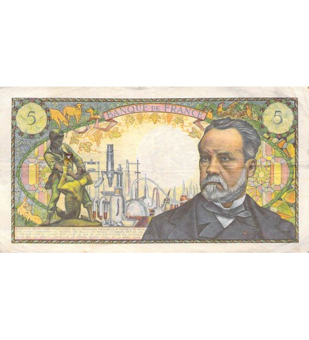 FRANCE, LOUIS PASTEUR - 5 FRANCS 05/05/1966 - SÉRIE D.4