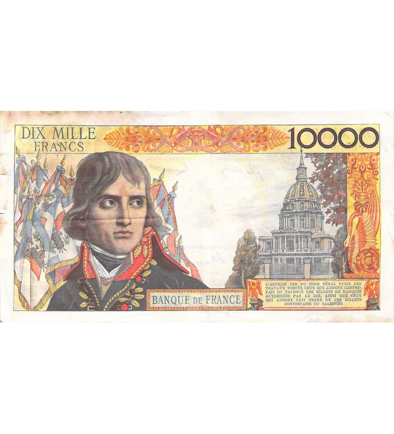 FRANCE, BONAPARTE - 10 000 FRANCS 06/09/1956 - SÉRIE Q.36