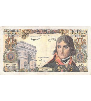 FRANCE, BONAPARTE - 10 000 FRANCS 04/07/1957 - SÉRIE Q.90 2
