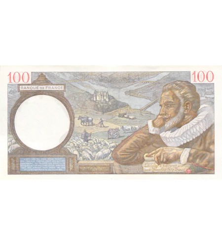 FRANCE, SULLY - 100 FRANCS 02/04/1942 - SÉRIE Q.30144