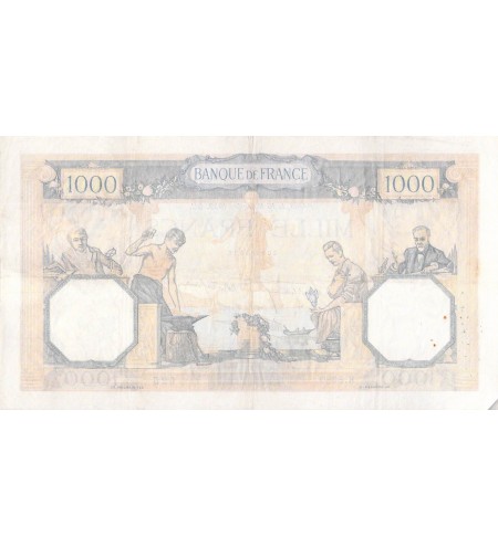 FRANCE, CÉRÈS ET MERCURE - 1000 FRANCS 16/11/1939 - SÉRIE K.8380