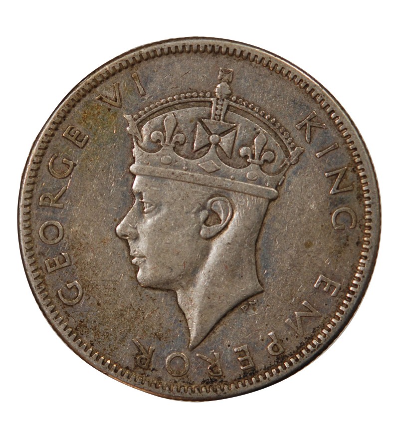 FIDJI, GEORGES VI - FLORIN ARGENT 1942 S