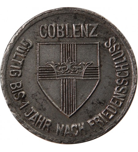 Nécessité, Allemagne, Coblence - 10 Pfennig 1918