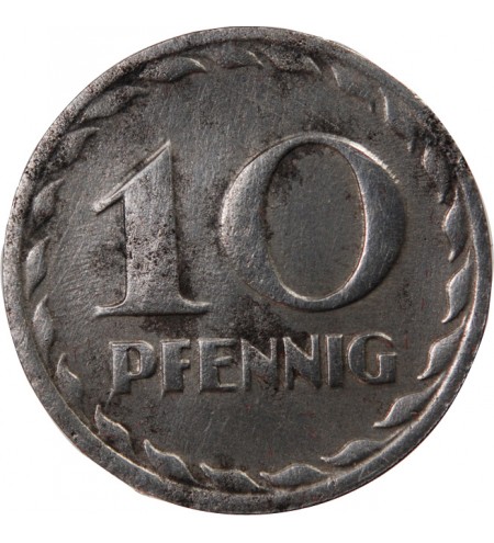 Nécessité, Allemagne, Mannheim - 10 Pfennig 1919
