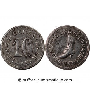 Nécessité, Allemagne, Pirmasens - 10 Pfennig 1919