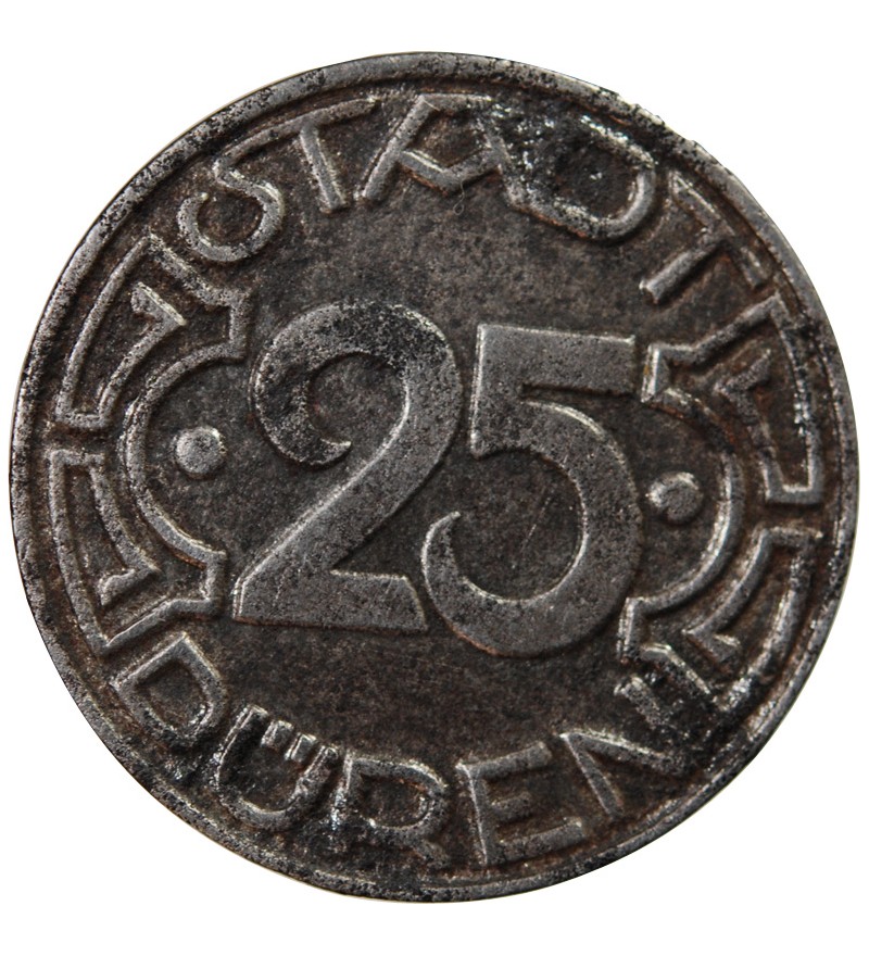 Nécessité, Allemagne, Düren - 25 Pfennig 1919