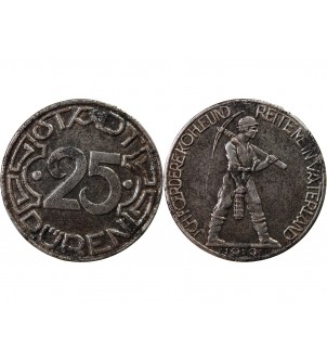 Nécessité, Allemagne, Düren - 25 Pfennig 1919 2