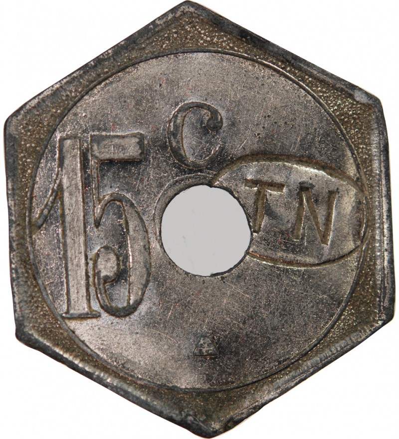 Nécessité, Nantes, Tramways - 15 Centimes