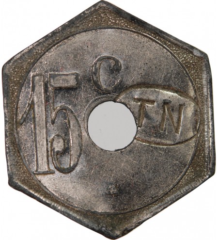 Nécessité, Nantes, Tramways - 15 Centimes