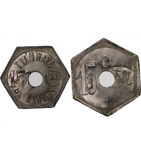 Nécessité, Nantes, Tramways - 15 Centimes