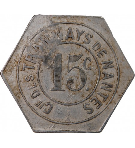 Nécessité, Nantes, Tramways - 15 Centimes