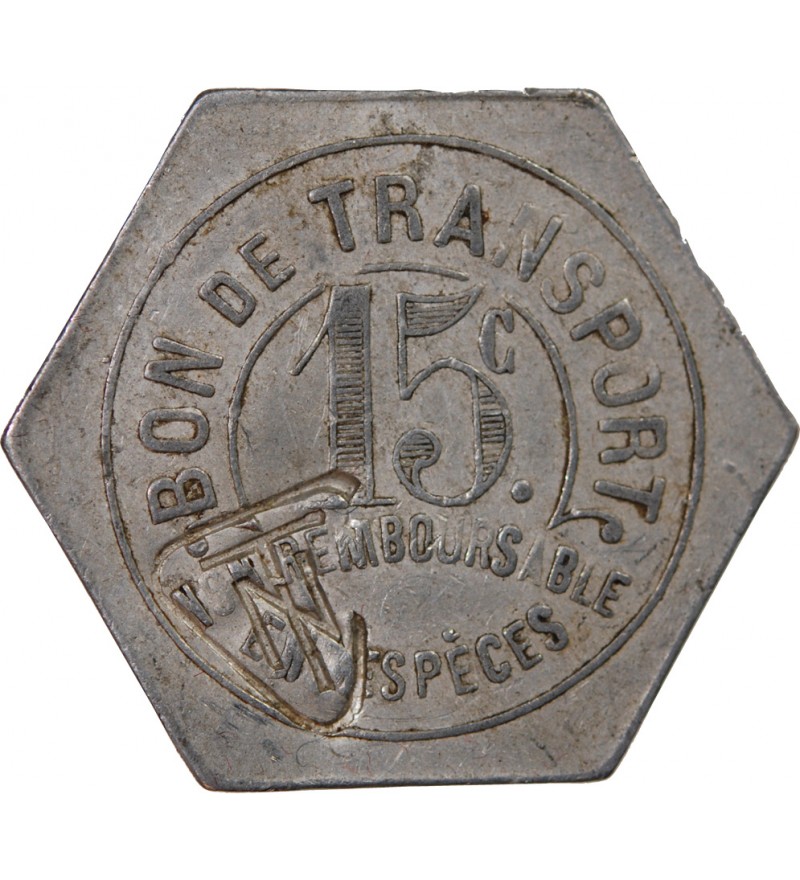Nécessité, Nantes, Tramways - 15 Centimes