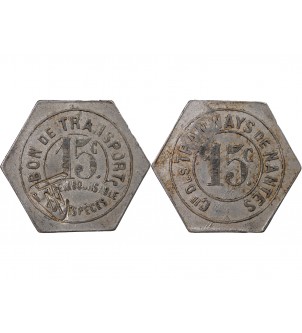 Nécessité, Nantes, Tramways - 15 Centimes
