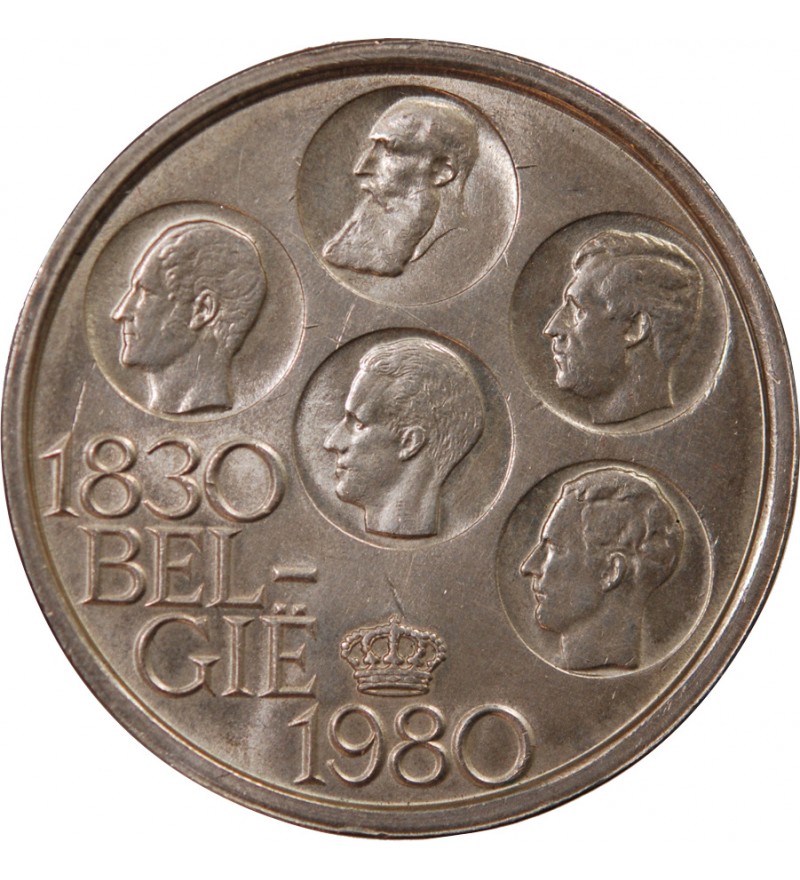 BELGIQUE, 150 anniversaire de l'indépendance - 500 FRANCS 1980