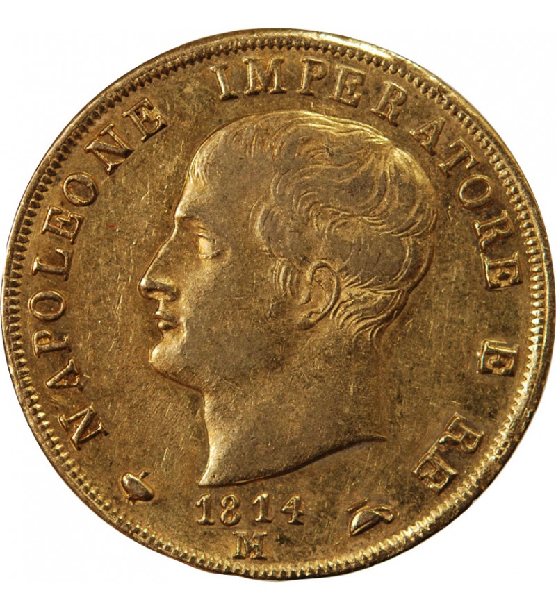 ITALIE, NAPOLEON﻿ 1er - 40 LIRE OR 1811 M MILAN