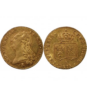 LOUIS XVI - DOUBLE LOUIS D'OR 1790 A PARIS﻿ 2