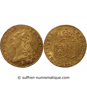 LOUIS XVI - DOUBLE LOUIS D'OR 1790 A PARIS﻿
