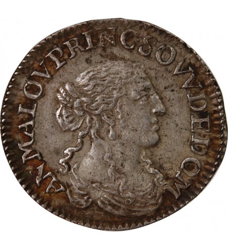 Principauté de Dombes, Anne-marie Louise d'Orléans - 1/12 ECU Trévoux