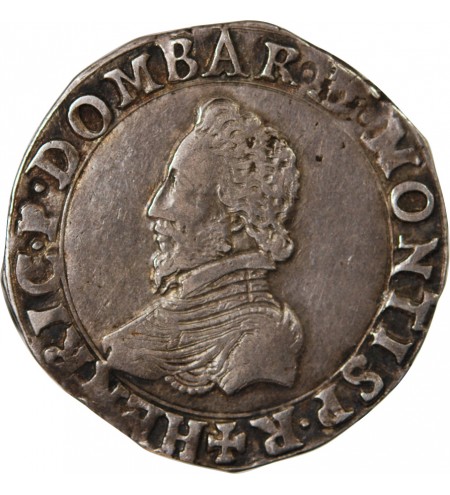 Principauté de Dombes, Henri II de Montpensier - TESTON 1606 TREVOUX