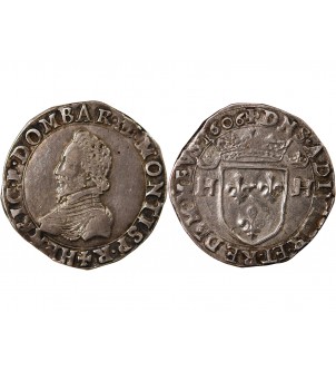 Principauté de Dombes, Henri II de Montpensier - TESTON 1606 TREVOUX 2